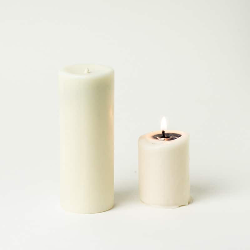 bougie naturelle candle stone
